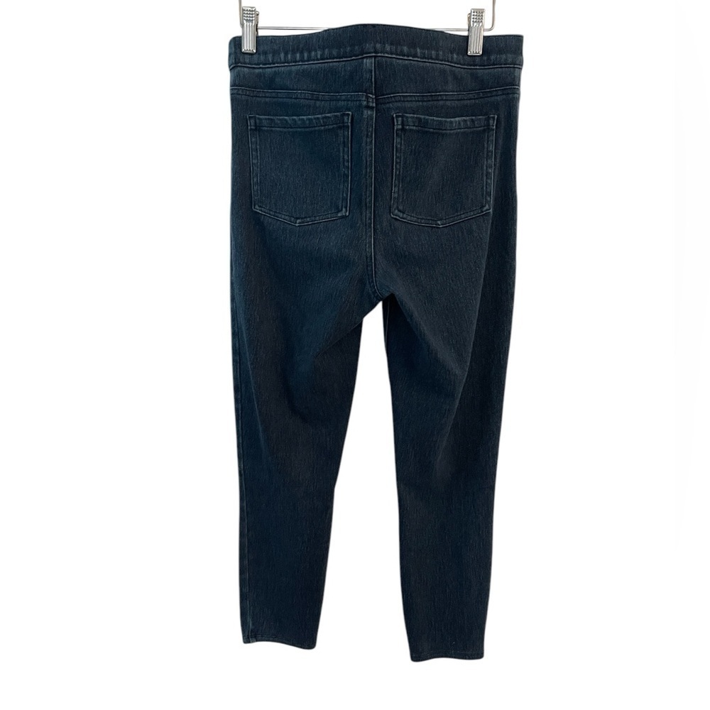 SPANX Jeanish Ankle Denim Leggings Jeggings Pockets Blue size medium - Picture 3 of 5